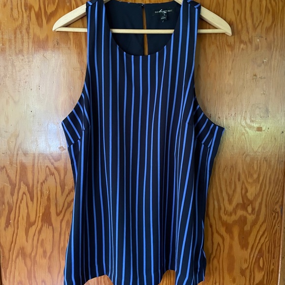 Banana Republic Silky Striped Tank. - Picture 1 of 4